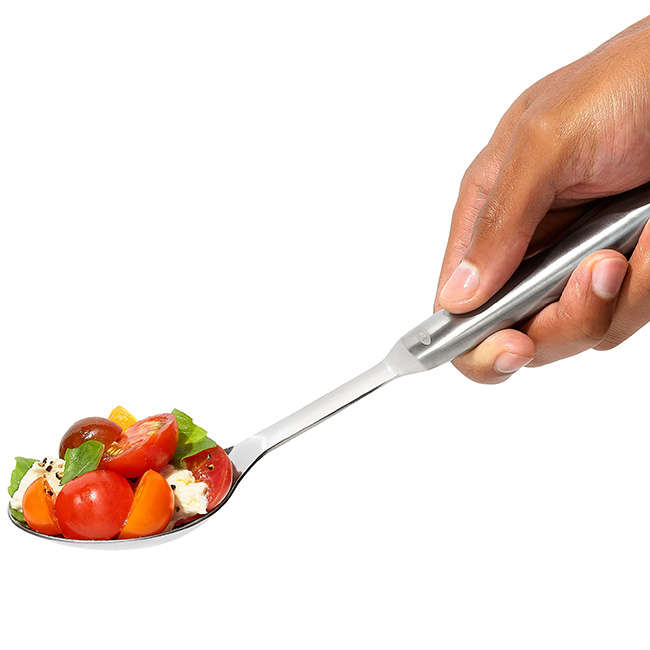 Stainless Steel Serving Spoon With Non-Slip Touchpoint Grip