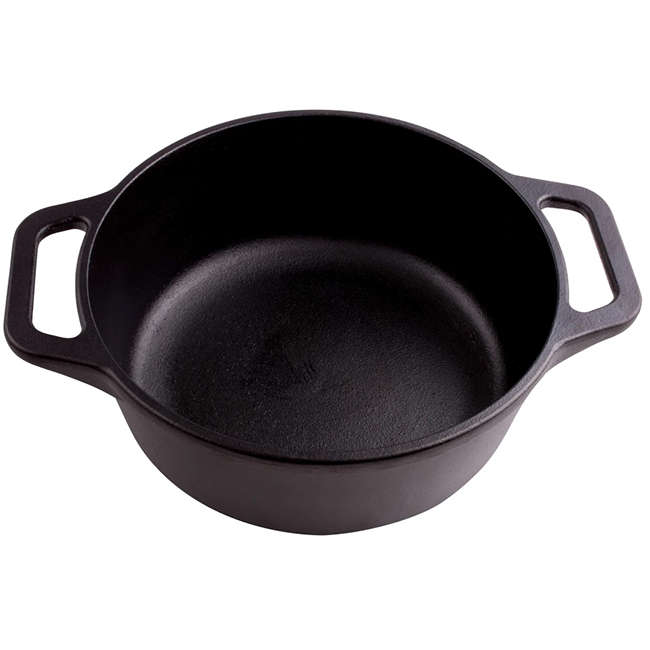 Enamelled Cast Iron Casserole & Lid, 3.8L