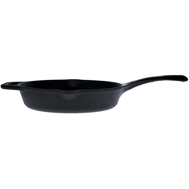Enamelled Cast Iron Skillet With Helper Handle, 26cm