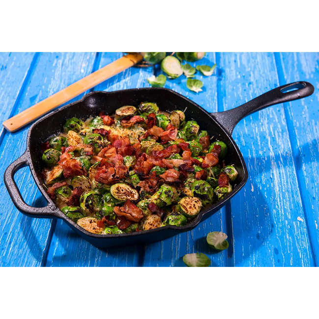 Enamelled Cast Iron Grill Pan With Helper Handle, 26cm