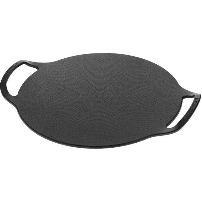 Seasoned Cast Iron Pizza Pan with Helper Handles, 38cm