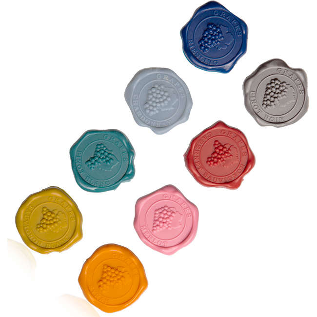 Classic Wine Glass Markers, Set Of 8