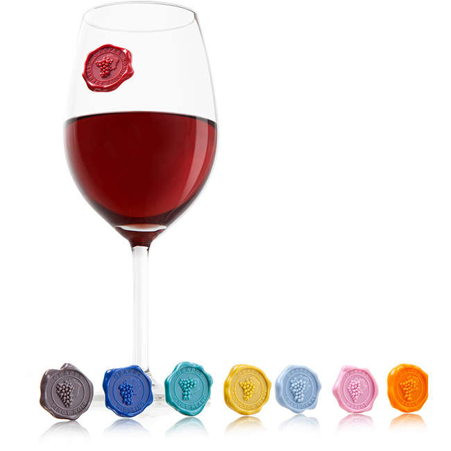 Classic Wine Glass Markers, Set Of 8