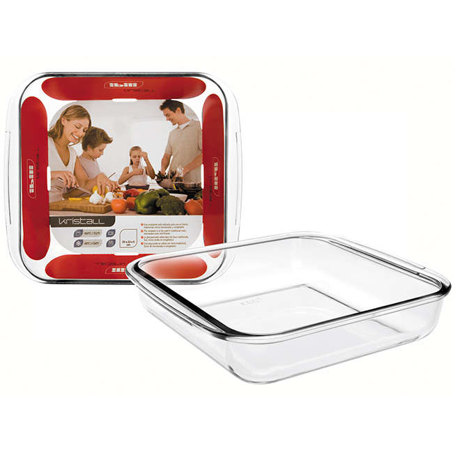 Kristall Square Dish, 22cm