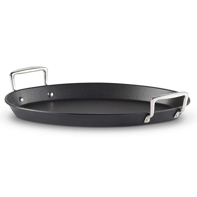 Toughened Non-Stick Oval Fish Pan, 40cm