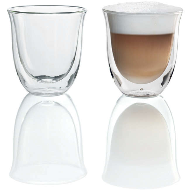 Double Walled Thermo Cappuccino Glasses, Set of 2