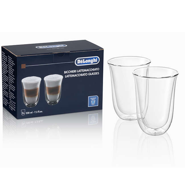 Double Walled Thermo Latte Macchiato Glasses, Set of 2