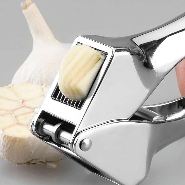 Dual Luxe Garlic Press and Slicer