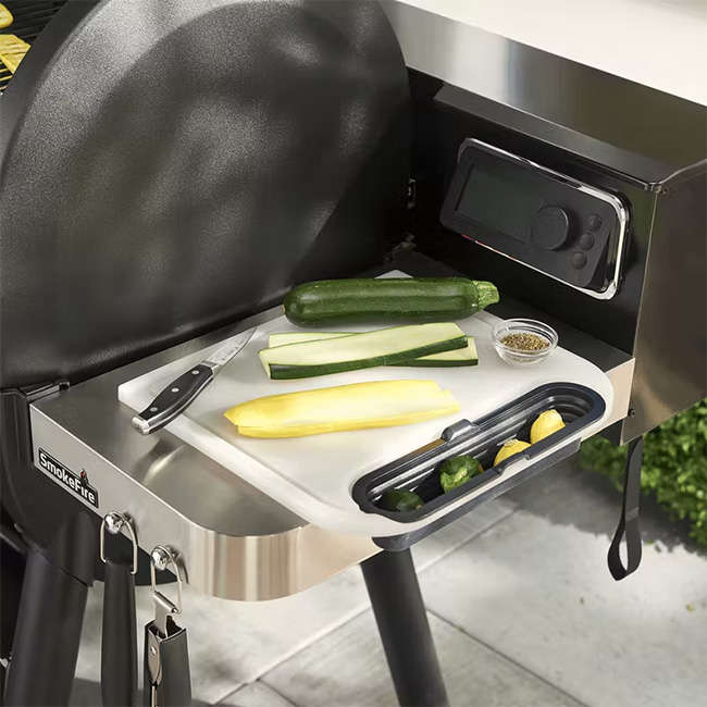 Cutting Board with Catch Bin