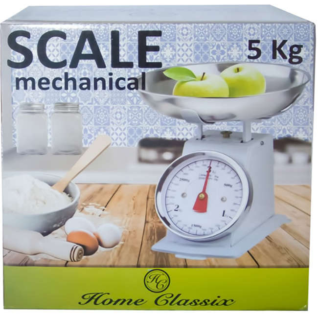 5kg Vintage Kitchen Scale With Stainless Steel Bowl