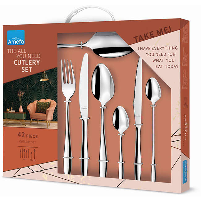 Ariane Cutlery Set, 42pc