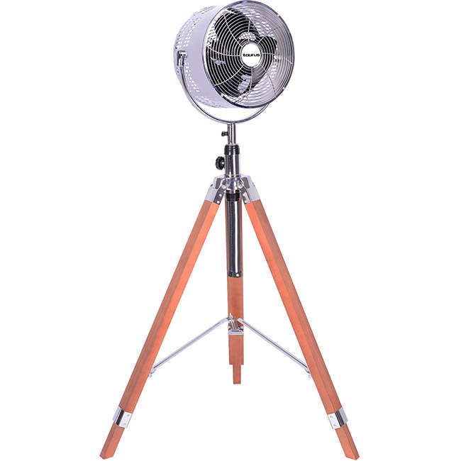 Retro Stainless Steel Pedestal Fan, 25cm