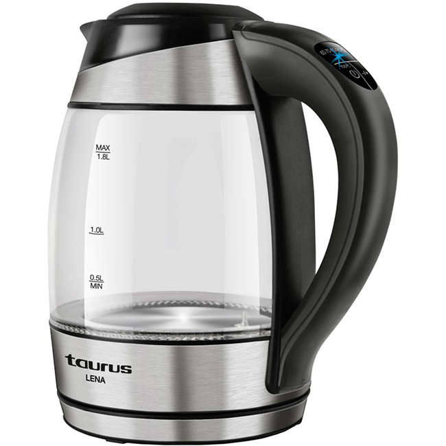 Lena 360° Digital Glass Cordless Kettle, 1.8L