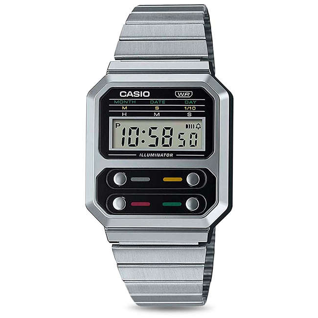 Retro Vintage Digital Wrist Watch, A100WE-1ADF