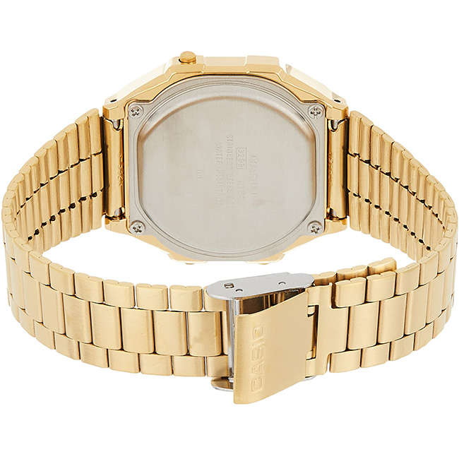 Retro Men's Illuminator Gold Digital Wrist Watch, A168WG-9WDF