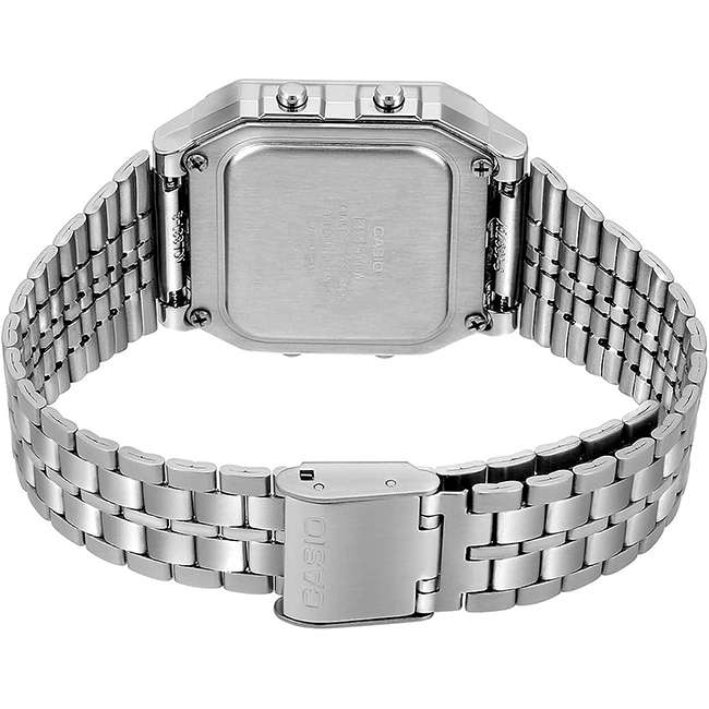 Retro World Time Digital Wrist Watch, A500WA-1DF