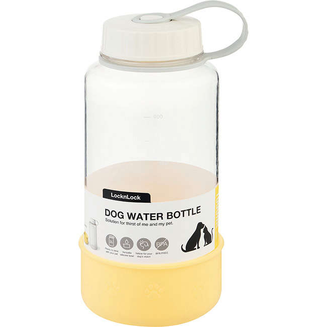 Pet Water Bottle & Bowl, 1L