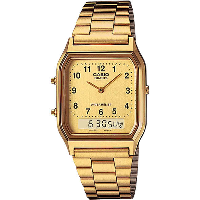 Retro AnaDigi Wrist Watch, AQ230GA-9BM