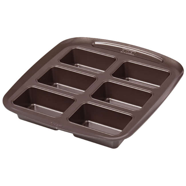Asimetria 6 Cavity Mini Loaf Pan
