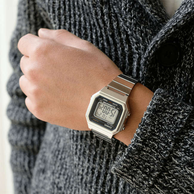Retro Vintage Digital Wrist Watch, B650WD-1ADF