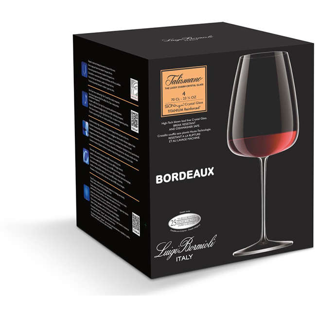 Talismano 700ml Bordeaux Glasses, Set of 4