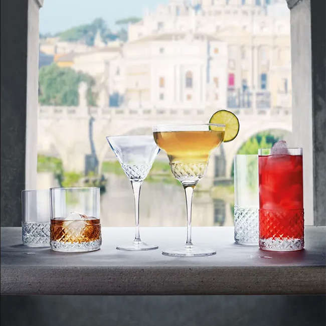 Roma 1960 480ml Hiball Glasses, Set Of 4