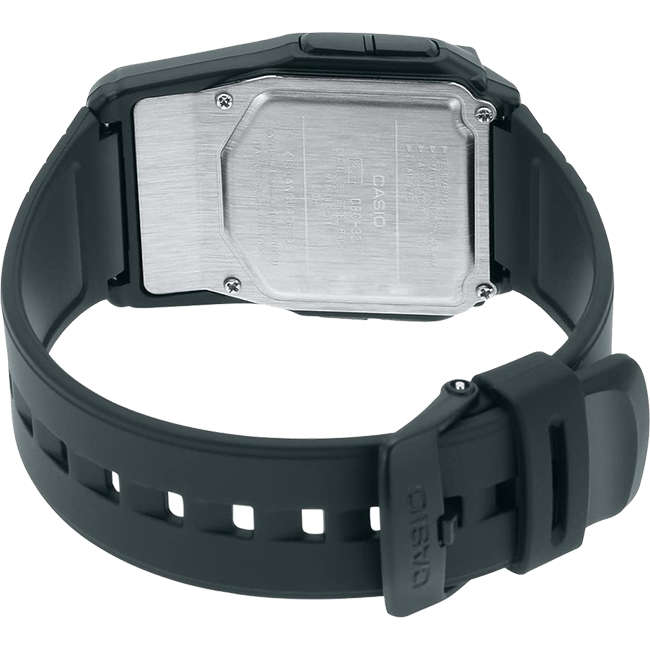 Retro Men's Multi-Lingual Calculator Black Digital Wrist Watch, DBC-32-1ADF