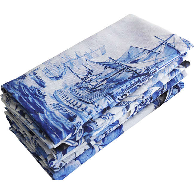 Delft Napkins, Set of 6