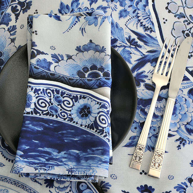 Delft Napkins, Set of 6