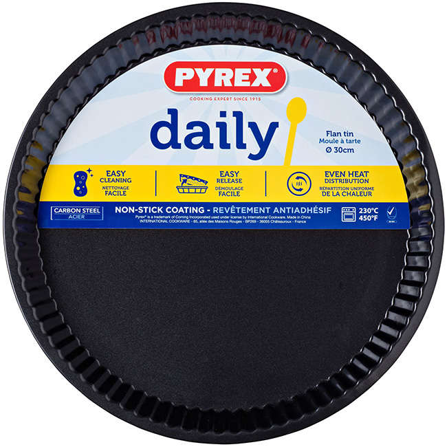 Daily Non-Stick Round Tart Pan, 30cm