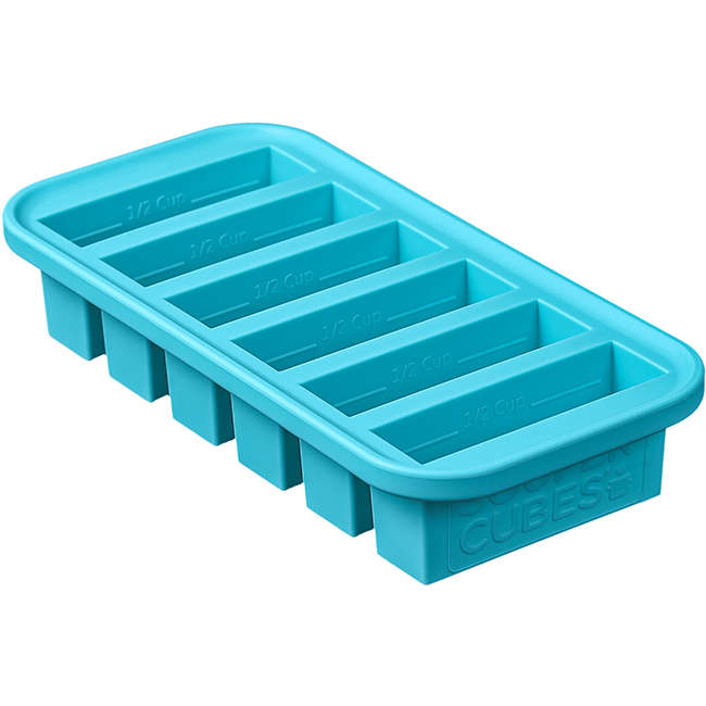 Half Cup Silicone Food Storage Tray with Lid
