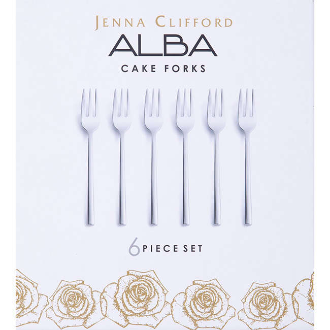 Alba Cake Forks, Set Of 6