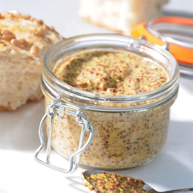 Round Cliptop Jar, 125ml