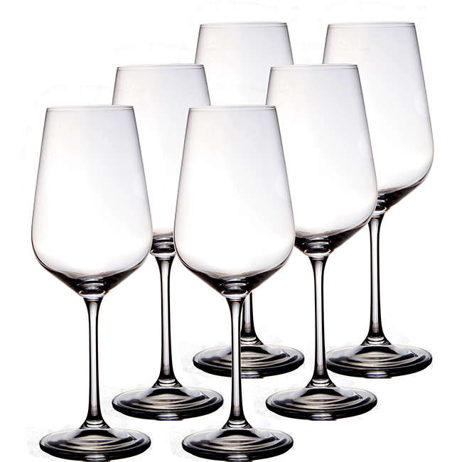 No.1 480ml Wine Glasses, Set Of 6