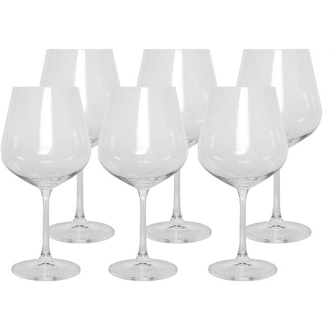 No.1 600ml Wine Glasses, Set Of 6