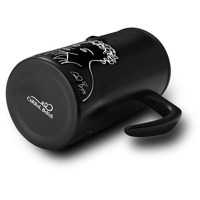 White On Black Sketchbook Coffee Plunger, Conversation