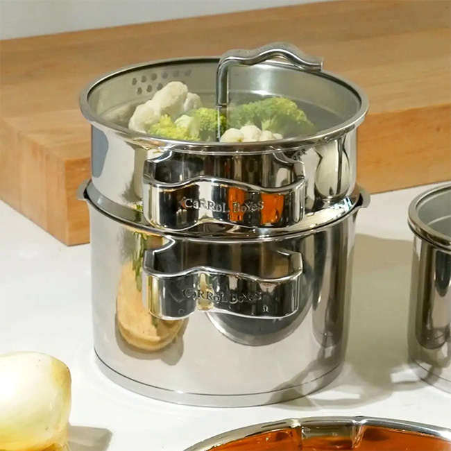 20cm Stainless Steel Steamer, Flow