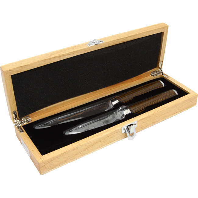 Damascus Paring & Utility Knife Set