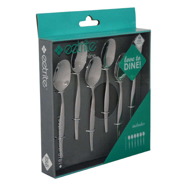 Slimline Giftboxed Teaspoon Set, Set Of 6