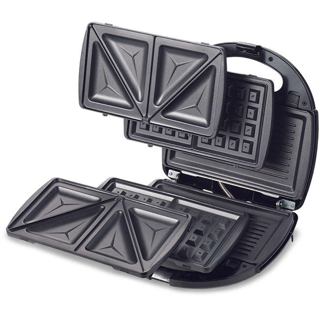 Accent Collection 3-in-1 Grill, Sandwich & Waffle Maker