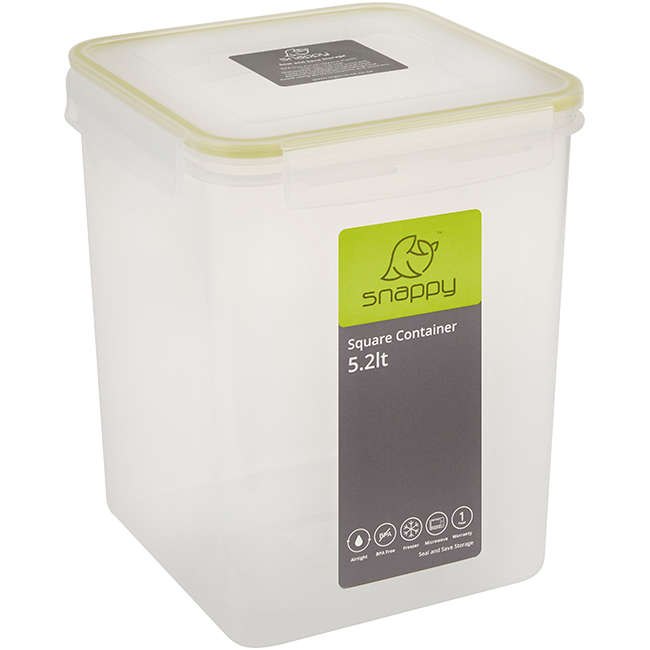 Square Storage Container, 5.2L