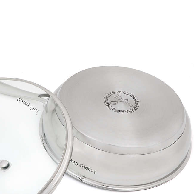 Platinum Non-Stick Frying Pan With Lid, 26cm