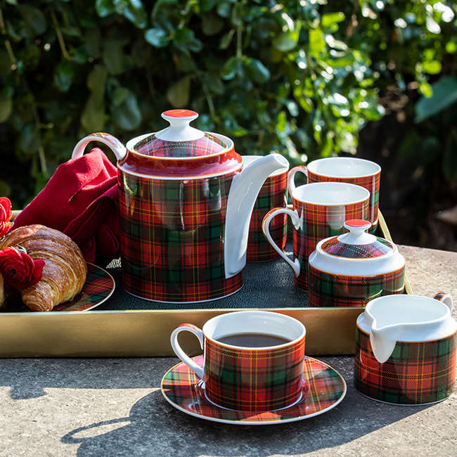 Red Tartan Mug