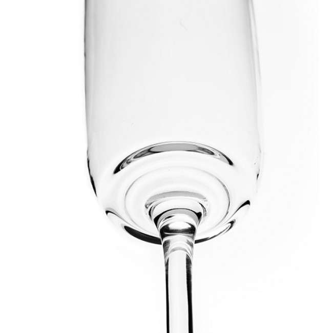 Set Of 4 Champagne Flutes, Ripple