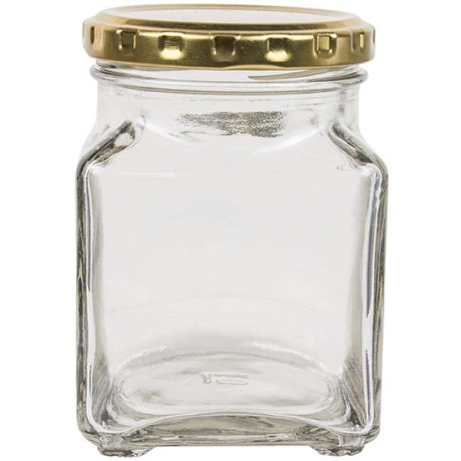 Square Storage Jar, 260ml