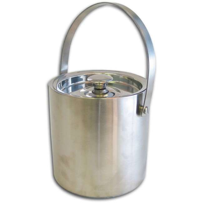 Bar Butler Double Walled Stainless Steel Ice Bucket, 1.7L