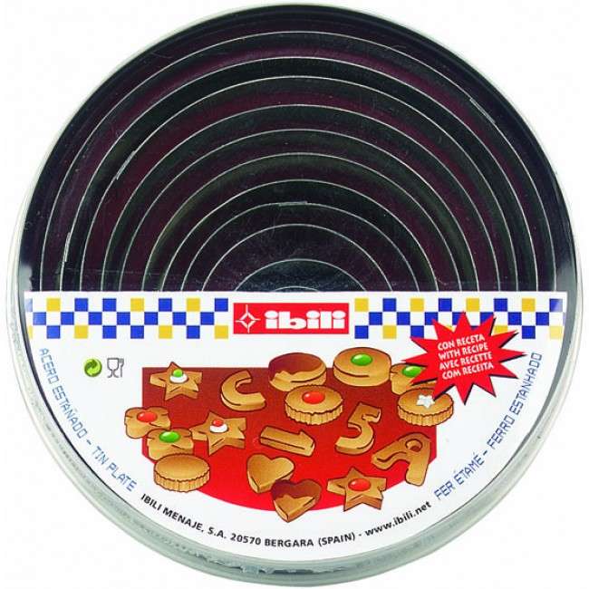 11pc Round Cookie Cutter Set