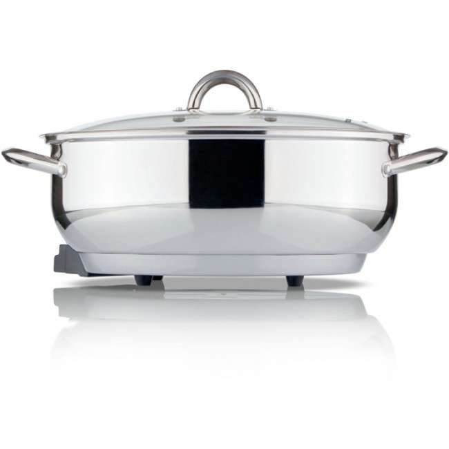 Inox Torrat Stainless Steel Electric Frying Pan, 12.8L