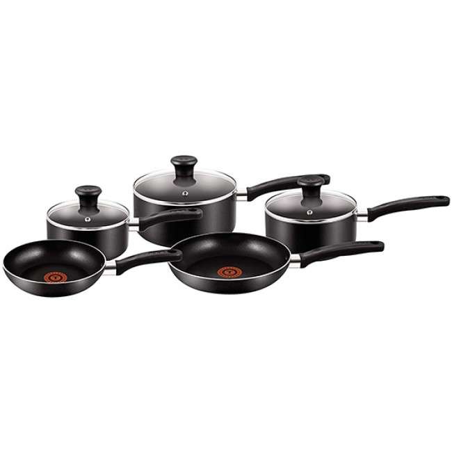 Essential Aluminium Cookware Set, 8pc