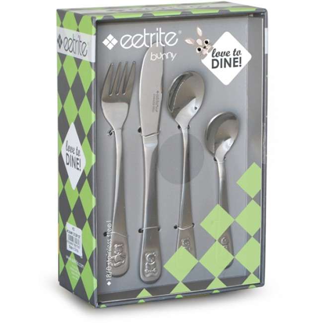 Bunny Children's Cutlery Set, 4pc